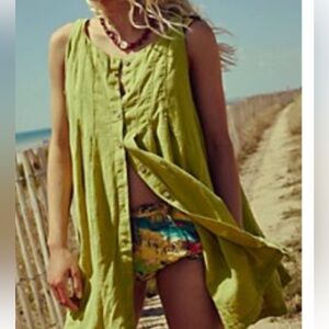 Lime Green Sleeveless Dress